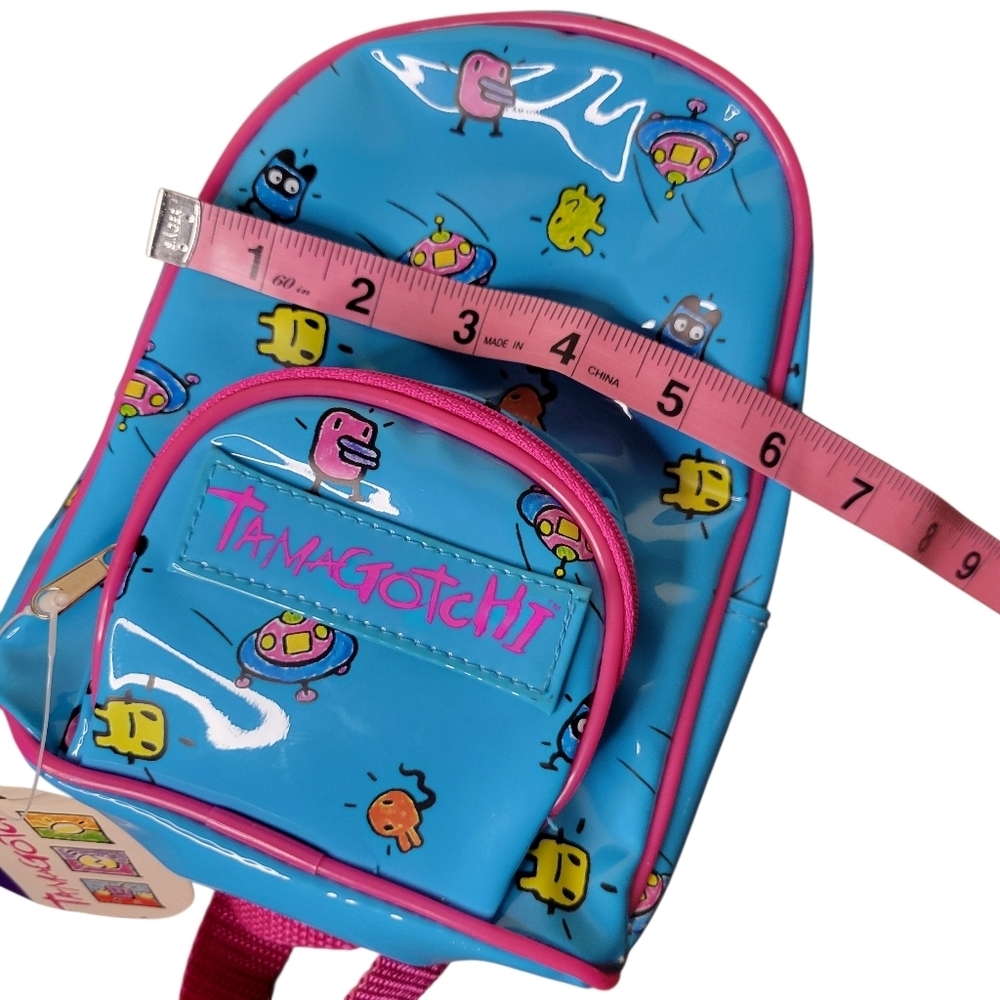 Vintage 90s Tamagotchi Pink Blue Mini Backpack - Picture 10 of 12